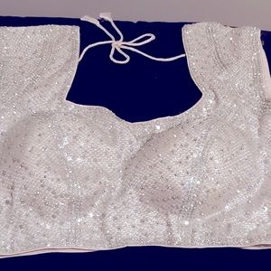 NEW SILVER TOP / BLOUSE